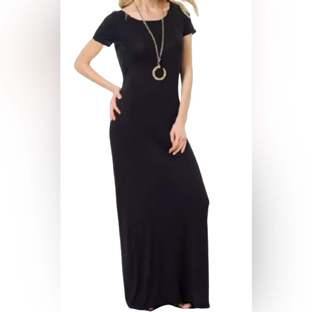 Benjamin Jay Strappy Knot Back Casual Gown - Picture 3 of 14